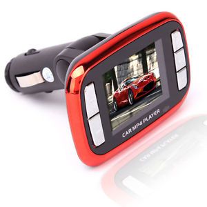 1 8" inch TFT LCD Display Car MP4 Player with FM Modulator Red Black