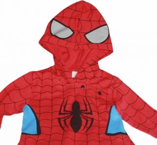 Baby Boys Romper Toddler Infant Spiderman One Piece Pajamas Coat Size 0 24M 2T