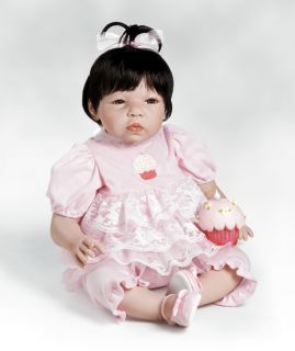 Asian Baby Doll Chinese Baby Doll Happy Birthday Nischi 21" Vinyl