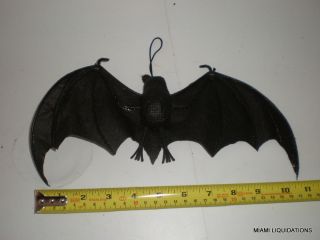 Lot of 2X 11" Flying Bat Halloween Hanging Decoration Prop Wall Ceiling