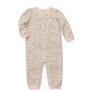 Carters Baby Girl Fall Winter Clothes Coverall Leopard 3 6 9 12 18 24 Months