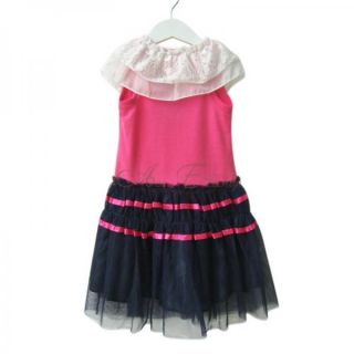 Girls Kids Pretty Summer Party Dress Tutu Skirt Costume Clohthing Ages 3 7 Years