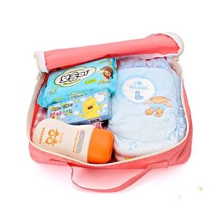 4pcs Multi Function Mummy Baby Diaper Clothes Bottle Travel Bag Set