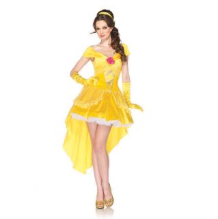 Disney's Beauty and The Beast Princess Belle Fancy Dress Adult Halloween Costume