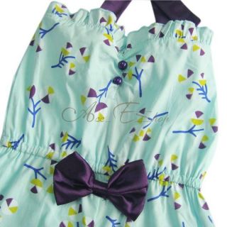 Girls Kids One Piece Floral Summer Short Jumpsuit Playsuit Ages 2 3 4 5 6 Years