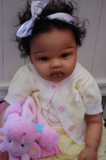 Reborn Toddler Baby Doll Jamina by Baby Bliss AA Ethnic A A Biracial