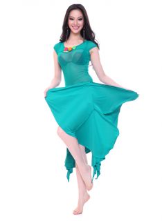 Newest Belly Dance Costume Dancewear Outfit One Size  Turquoise