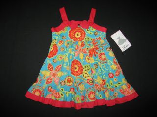 New "Tahitian Floral" Sun Dress Girls Clothes 24M Spring Summer Boutique Baby