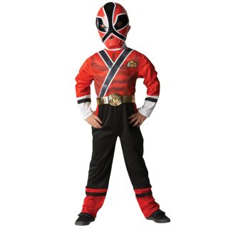Child Licensed Power Ranger Party Outfit Fancy Dress Costume Mask Boy Girl Kid
