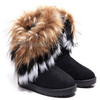 New Fashion Women Autumn Winter Snow Boots Ankle Boots Warm Fur Lady Shoes