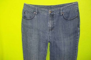 Liz Claiborne Sz 8 Womens Blue Jeans Denim Pants Stretch FT73