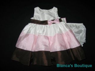 New "French Vanilla" Dress Girls Summer Clothes 18M Spring Boutique Easter Baby