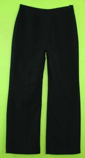 Collections Sz 10 Womens Black Dress Pants Slacks 6F64