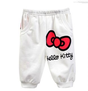 New Baby Kids Girls T Shirt Short Pants Set Clothes Zipper Outfit "Kitty" Y10