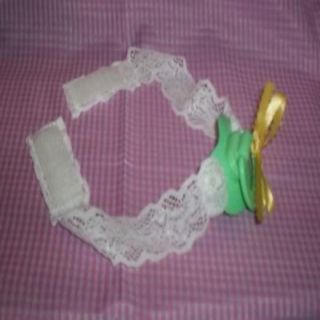Custom Made Adult Sissy Baby Strap on Time Out Pacifier Mint Green Fun for Play