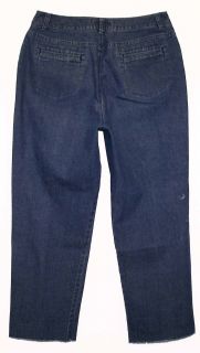 Talbots Sz 8 Stretch Womens Blue Jeans Denim Pants FP66
