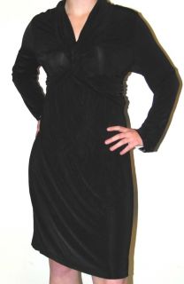 Baby Phat Sexy Black Stretch Glam Dress Womens Plus Size 1x $84
