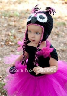 Baby Beanie Infant Pink Purple Parrot Owl Baby Crochet Kids Beanies Hat Crochet