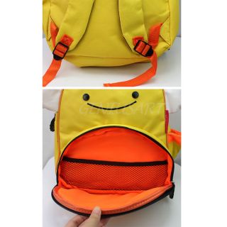 Kids Baby Unisex Cute Animal Bee Cartoon Backpack Shoulder Book School Bag