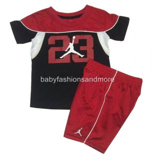 Toddler Baby Boys Jordan 2 PC Outfit Shorts Shirt $46