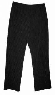 Bill Blass Sz 8 Womens Black Dress Pants Slacks Stretch 5Q24