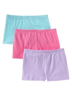 New Gap Kids Girls 3 Pack Knit Cycle Shorts Underwear Size XXS 2 3