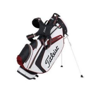 Titleist Golf 2013 14 Way Lightweight Stand Bag Black White Red TB3SXC14 016