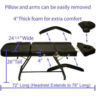 Inkbed Tattoo Package Massage Table Chair Arm Bar Ink Bed Tray Studio Equipment