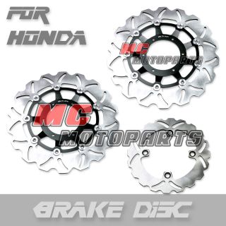 Front Rear Brake Disc Rotor Honda CBR600RR 07 08 09 10 11 2011 2010 2009 2008