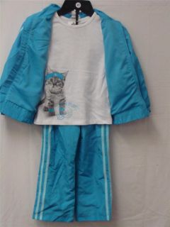 Adidas Toddler Girls Track Suit 3 Piece Sets Various Sizes and Colors New