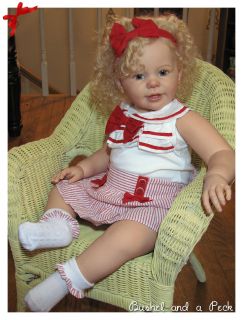 Beautiful Reborn Prototype Katie Marie Toddler Baby Girl Doll by Ann Timmerman