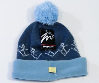 Merkley Headgear I Can Ski Knit Fleece Beanie Ski Cap Youth Boys 4 7