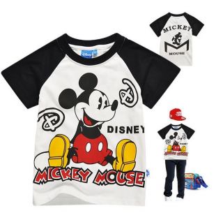 Mickey Minnie Winnie The Pooh Cars Kitty Cat Kids Funny T Shirt Jean Suits