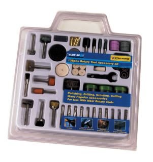 Blue Spot Xtra 138PCE Rotary Tool Kit Storage Case Polish Drill Grind Cut DIY