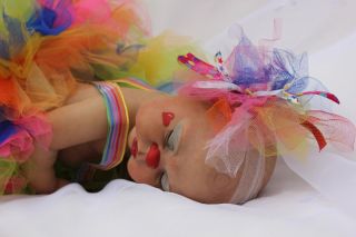 Babymine Nursery Letha Mellman Reborn Preemie Baby Clown Girl RuBert Full Body