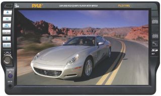 New Pyle PLD71MU 7" Touch Screen DVD CD  USB SD Car Video Player Remote