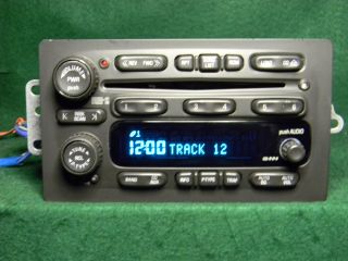 03 06 GM Chevy Tahoe Silverado Suburban CD Changer Radio 25753974 5 03 Unlock
