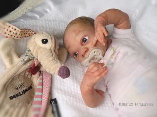 Russian Lullabies Reborn Martha Viola Linda Webb Baby Girl Painted Hair