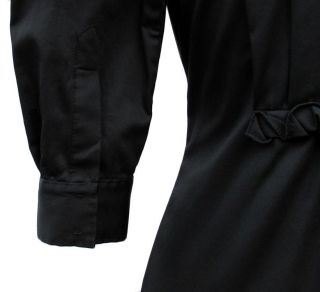 Elie Tahari • Black Stretch Sateen Kloe Dress • • Size 10 US 14 UK 42 EU