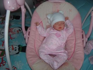 Reborn Ariella Newborn Fake Baby Lifelike Doll Girl Reva Schick Xmas READY2 SHIP