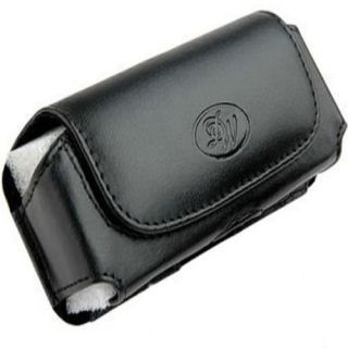 Leather Sideways Belt Clip Case Pouch w Magnetic Closure for Nokia Cell Phones