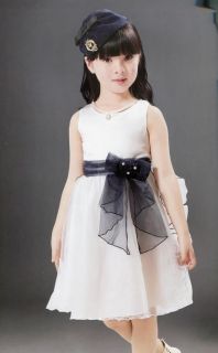 NTW Kids Girls Party Ball Wedding Poplin Dress Butterfly Flower Back 6 8 10 12