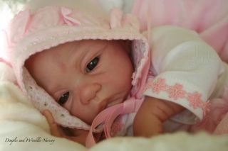 Reborn Baby Girl Newborn Lifelike Doll Art Dimples and Wrinkles Nursery