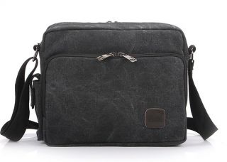 Men Women Canvas Shoulder Strap Bag Handbag Messenger Bag Briefcase Casual Bags
