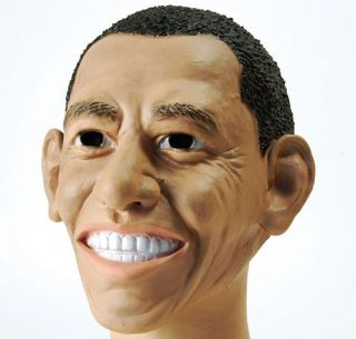 American President Barack Obama Rubber Face Mask Fancy Dress