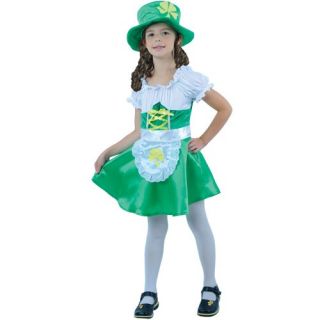 Leprechaun Irish Girls Fancy Dress St Patricks Day Kids Child Costume Hat 4 12
