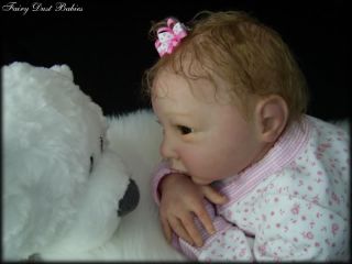 Precious Reborn Baby Girl ♥sophie♥ Linde Scherer Fairy Dust Babies Glass Eyes