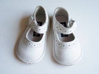 Girls L'Amour Baby Shoes 2 White Dress Mary Janes Walkers Boutique Wedding