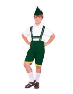 German Lederhosen Bavarian Boy Halloween Costume Oktoberfest Outfit 90279