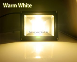 50 30 20 10W Warm White LED Flood Wash Light Garden Lamp Outdoor Waterproof IS6H